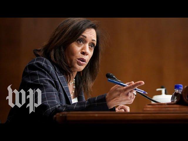 In the Senate, Kamala Harris grilled Trump officials and appointees