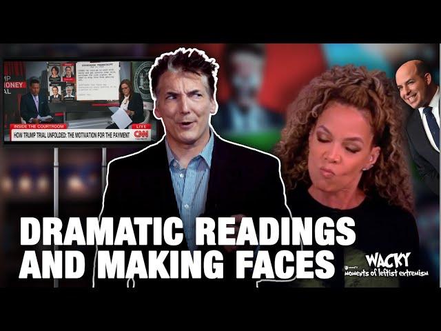 Dramatic Readings & Making Faces: Media Hit New Lows For Trump Trial | Wacky MOLE