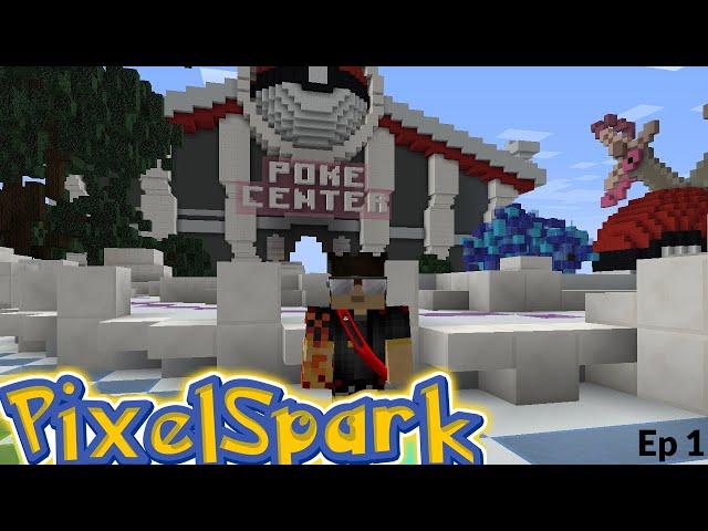 PixelSpark HeartGold(Pixelmon Modpack) Episode 1- The Beginning