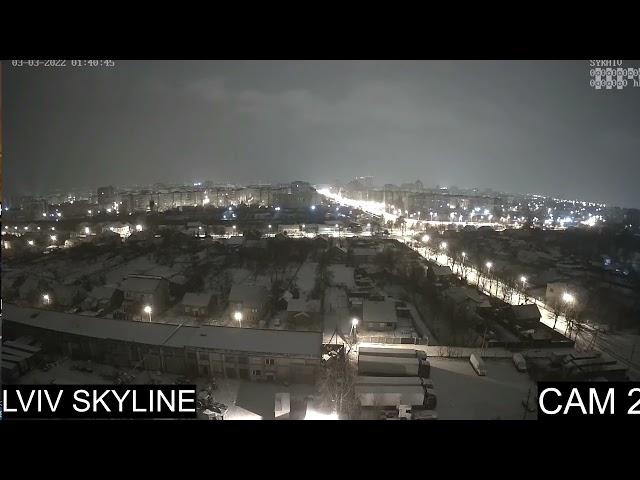 MASSIVE explosion in #KYIV - 3 angles - Cam 1,4,9