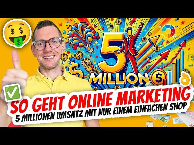 5 Millionen Umsatz  2.720.349 Gewinn dank Konzept  Optimierung durch Florian Ibe ‍️ eCommerce 