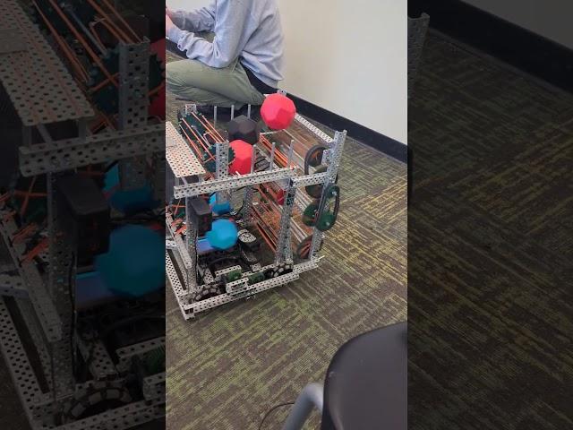 VEX V5 Push Back Color Sorting | Robot in 3 Days #robotreveal #vex #vexrobotics