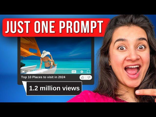 How I create Faceless YouTube videos with ONE PROMPT in 5 mins