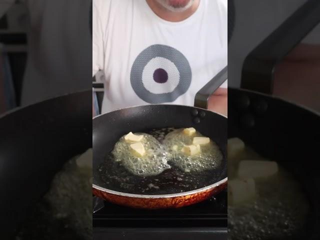 Brown butter and caper sauce, perfect for fish