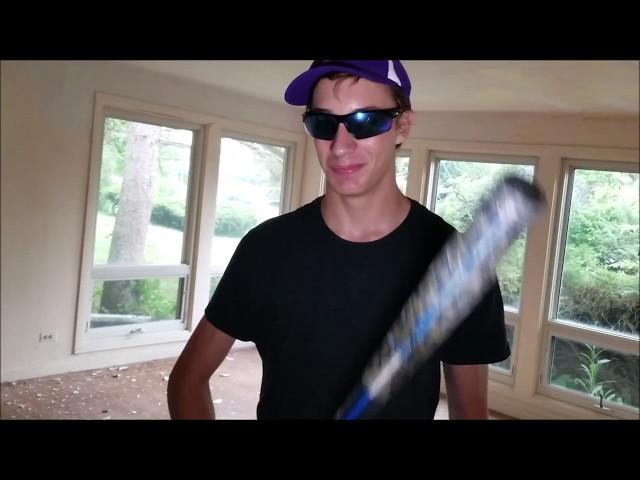 TRASHING MANSION! Breaking things in a mansion using a golf club and baseball bat!