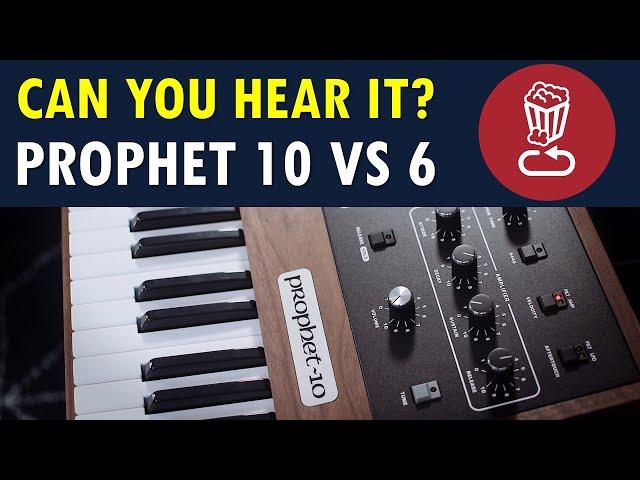 BLIND TEST: Prophet 5/10 REV4 vs Prophet 6 // Can you tell the difference? // (J3PO remix...)