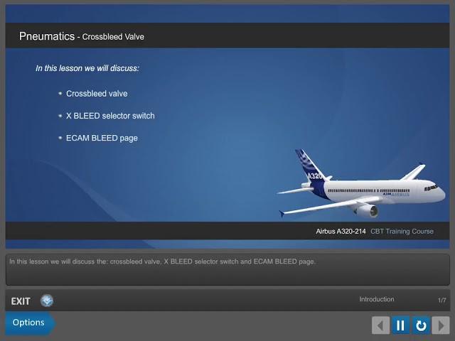 Airbus A320 CBT(New) - Pneumatics Cross Bleed valve X-Bleed