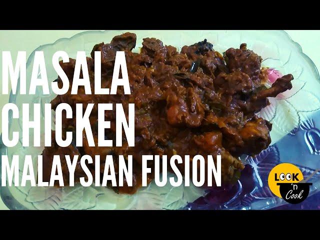 Masala Chicken Malaysian FUSION! | BEST & EASY! | A MUST TRY! |  Sari Kata Dalam Bahasa Malaysia!