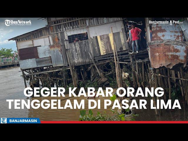 Warga Pasar Lima Geger Kabar Orang Tenggelam, Saksi Sempat Lihat Korban