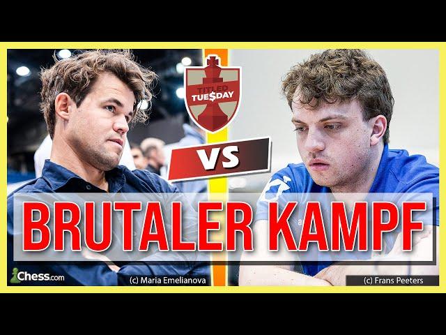 Brutaler Kampf zwischen Carlsen und Niemann!