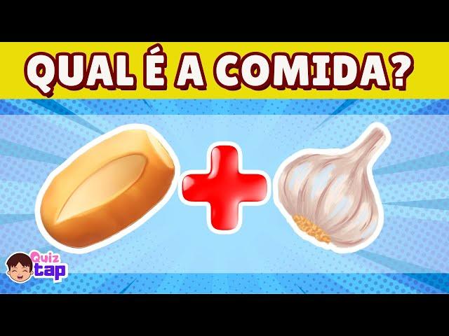 Adivinhe A Comida Pelos Emojis  | Consegue Adivinhar todas?! IMPOSSÍVEL!!! | Quiz Tap