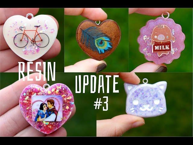 Resin Update #3 Cabochons, Charms, DIY Crafts