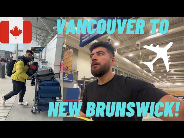 NEW LIFE BEGINNINGS!  FINALLY LANDED IN NEW BRUNSWICK! ️ #piyushgera #canada #india