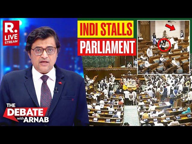 Debate With Arnab LIVE: INDI Mayhem In Parliament Winter Session Continues