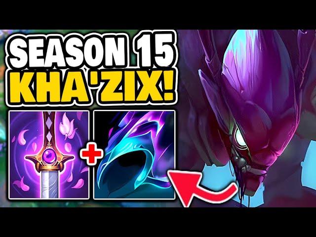 How to KHA'ZIX Jungle in SEASON 15 & CARRY!! NOXUS