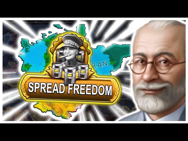 Turning IRAN Into The ULTIMATE Democracy In HOI4!