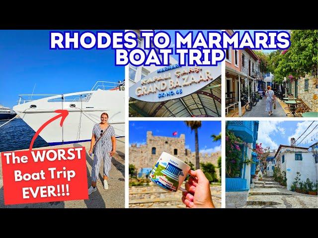 Marmaris, Turkey Vlog - We Went On The Boat Trip From HELL!