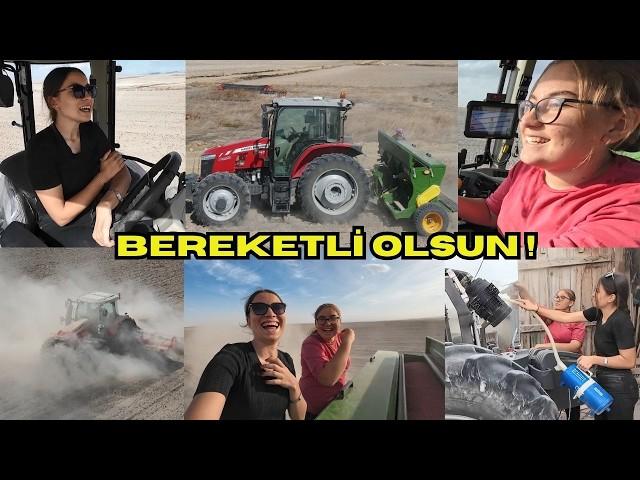 ÖNCE HAZIRLIK SONRA EKİM! BABAM YAPMAYIN DEDİ BİZ YAPTIK! TOZA BULANDIK! ŞÖFÖR FEYZA!