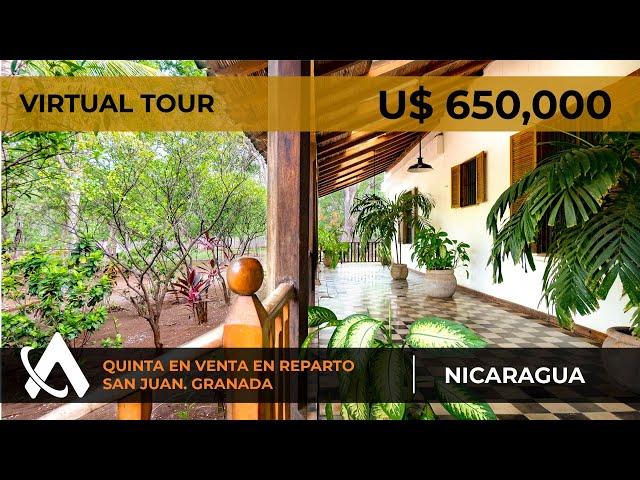 MEMORABLE Quinta en Venta en Granada Nicaragua | Finca de Lujo en Venta en Nicaragua