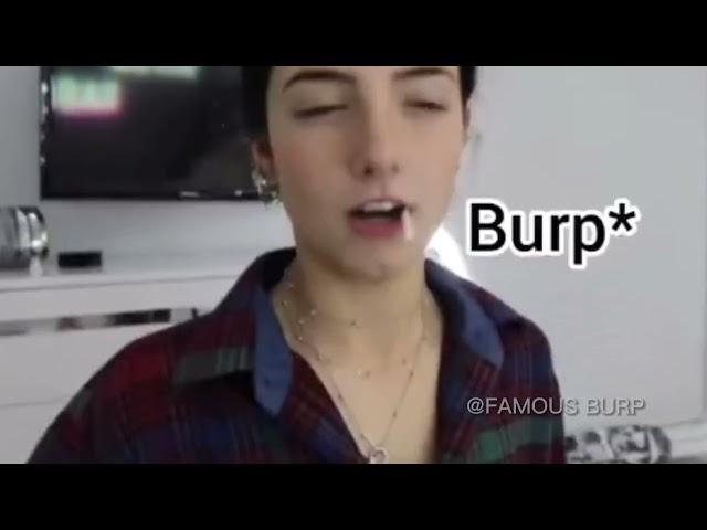 Charli D'amelio burps compilation #burps #funny #burpgirl #charlidamelio