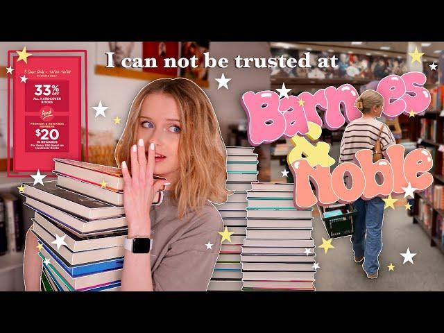 BOOKSTORE VLOG   let's go book shopping at Barnes & Noble + book haul!