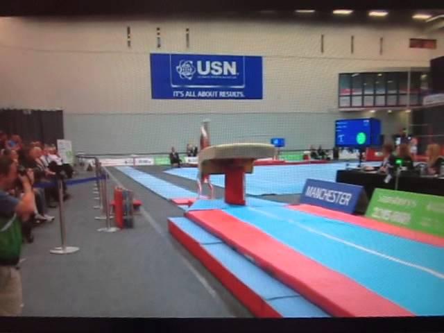 2015 School Games Jolie Ruckley WAL Vault 1 Apparatus Finals