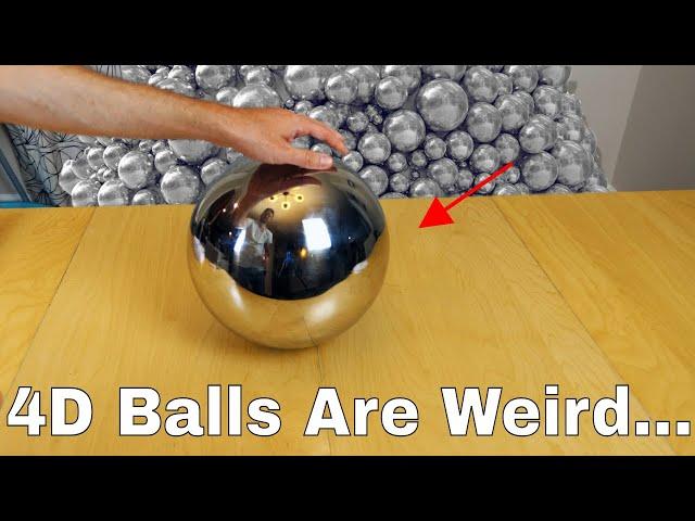 What Does a 4D Ball Look Like in Real Life? Amazing Experiment Shows Spherical Version of Tesseract