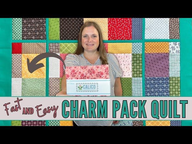 How to Make a Fast and Easy Charm Pack Quilt | One Day Quilt