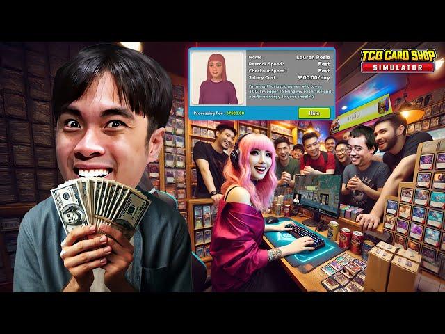 ผมจ้างเกมเมอร์สาวสวย...มาล่อหนุ่ม ๆ เข้าร้าน | TCG Card Shop Simulator - Part 14