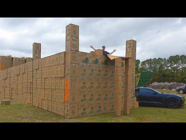 I Built A Mansion Using Only Cardboard Boxes