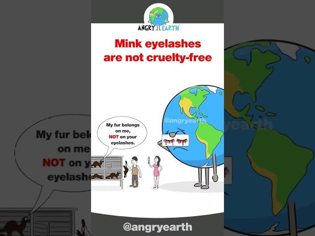 Mink Eyelashes Are Not Cruelty-Free #shorts