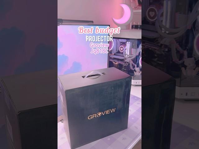 Best budget projector! Groview JQ818C | #shorts #groview #unboxing #projector #tech #review