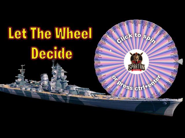 I Let The Wheel Decide My Ship and It Rewards Me in World of Warships Legends!