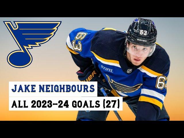 Jake Neighbours (#63) All 27 Goals of the 2023-24 NHL Season