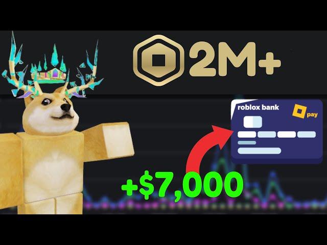 Turning $2,000,000 Robux into REAL MONEY with Roblox Devex