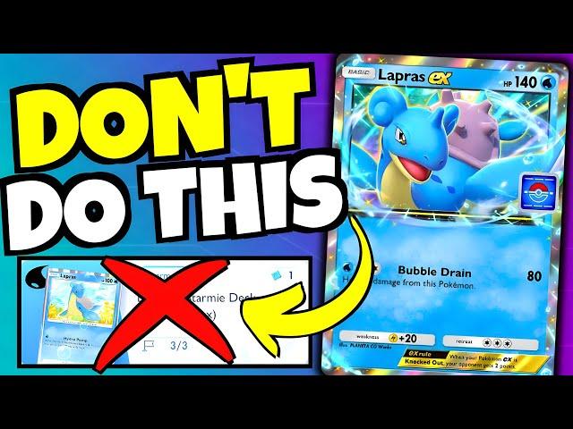 LAPRAS EX EVENT GUIDE & MISTAKES!!! [Pokemon TCG Pocket]