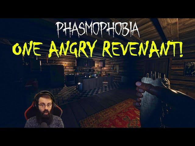 This Revenant was ANGRY! - Phasmophobia (Solo Professional, Bleasdale)