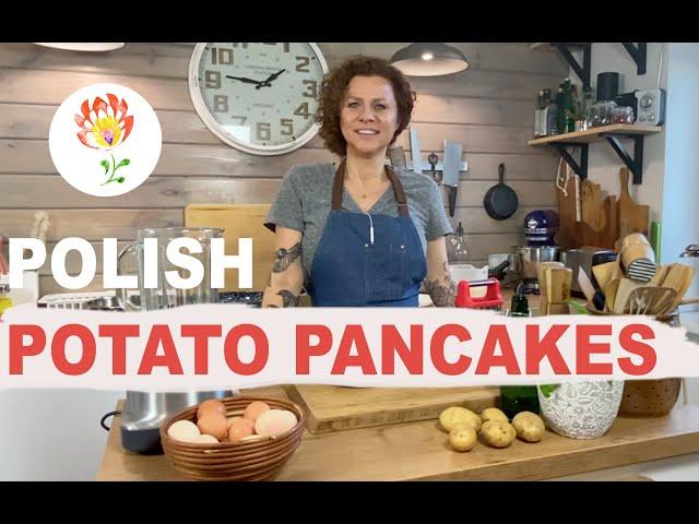 Polish POTATO PANCAKES - PLACKI ZIEMNIACZANE; How to make Polish food by Polish Your Kitchen