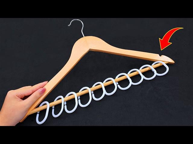 25 Amazing Tricks With Clothes Hangers That Are Really Useful