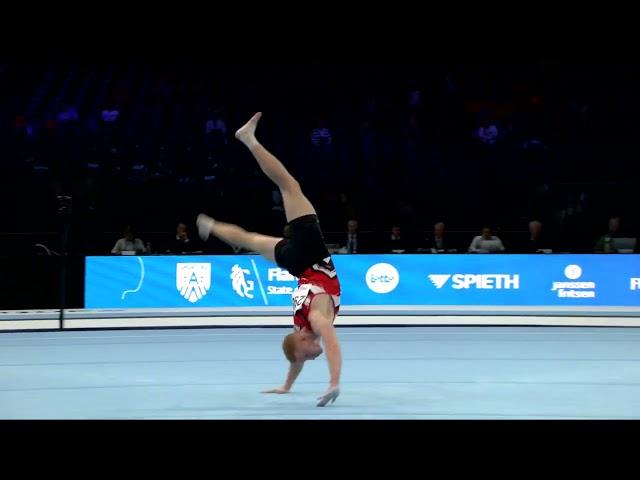 KOSAK Mehmet Ayberk (TUR)_2023 Artistic Worlds, Antwerp (BEL)_Qualifications_Floor Exercise