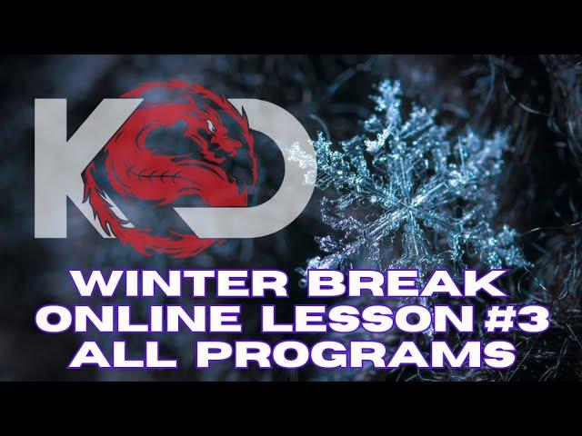 Winter Break Online Lesson #3 - TFC Jujitsu, BJJ, KBX