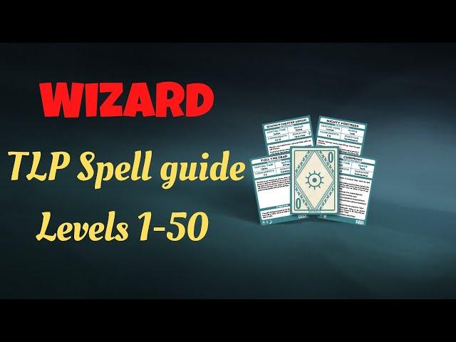 EVERQUEST - WIZARD spell guide for Mischief  TLP server 2021 (Levels 1-50)