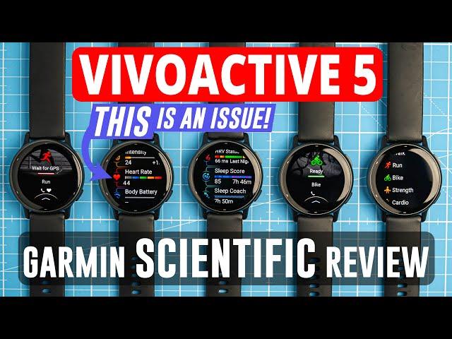 Garmin Vivoactive 5 : In-depth Scientific Test (Outshines the Venu 3?)