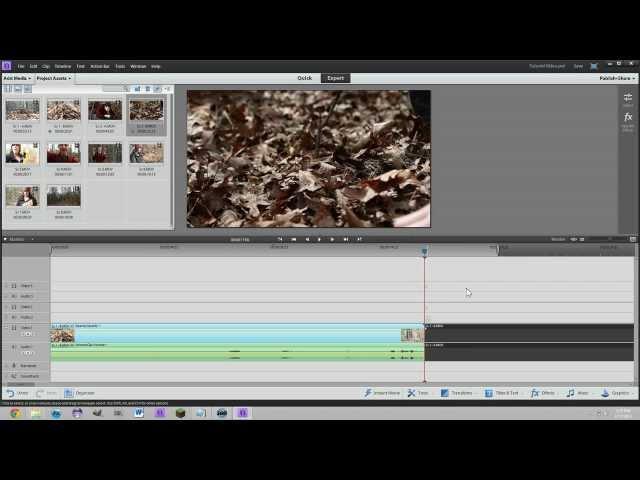 Adobe Premiere Elements 11 Tutorial for Beginners - Basic Editing