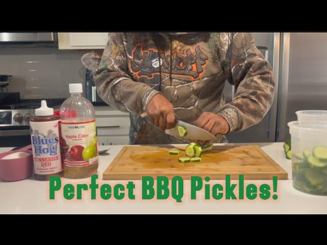 Homemade Pickles!  (Perfect for BBQ & Burgers!