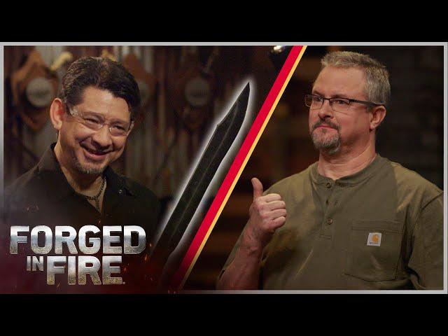 "THE BEAST FROM THE EAST" SAW BLADE CHALLENGE | Forged in Fire: Beat the Judges (Season 1)