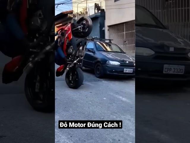 Hướng dẫn đỗ Motor trong ngõ nhỏ đúng cách cho người mới tập chơi