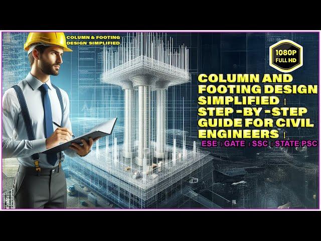 Column and Footing Design Simplified । Step-by-Step Guide for Civil Engineers!