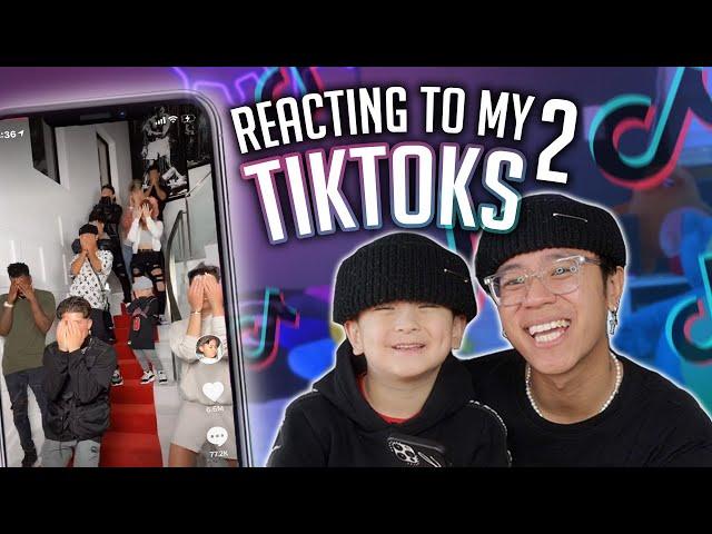 Reacting to my most VIRAL Tiktoks 2!! **ft. Jonathan**