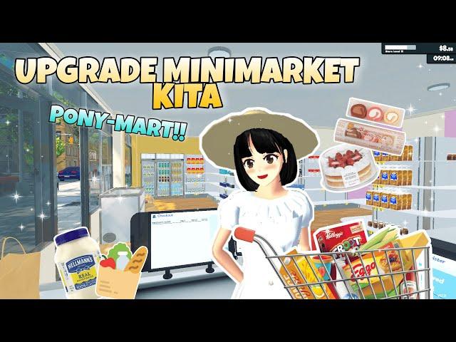 MINIMARKET KITA UPGRADE JADI BESARR!!! PART 2 || SUPERMARKET SIMULATOR